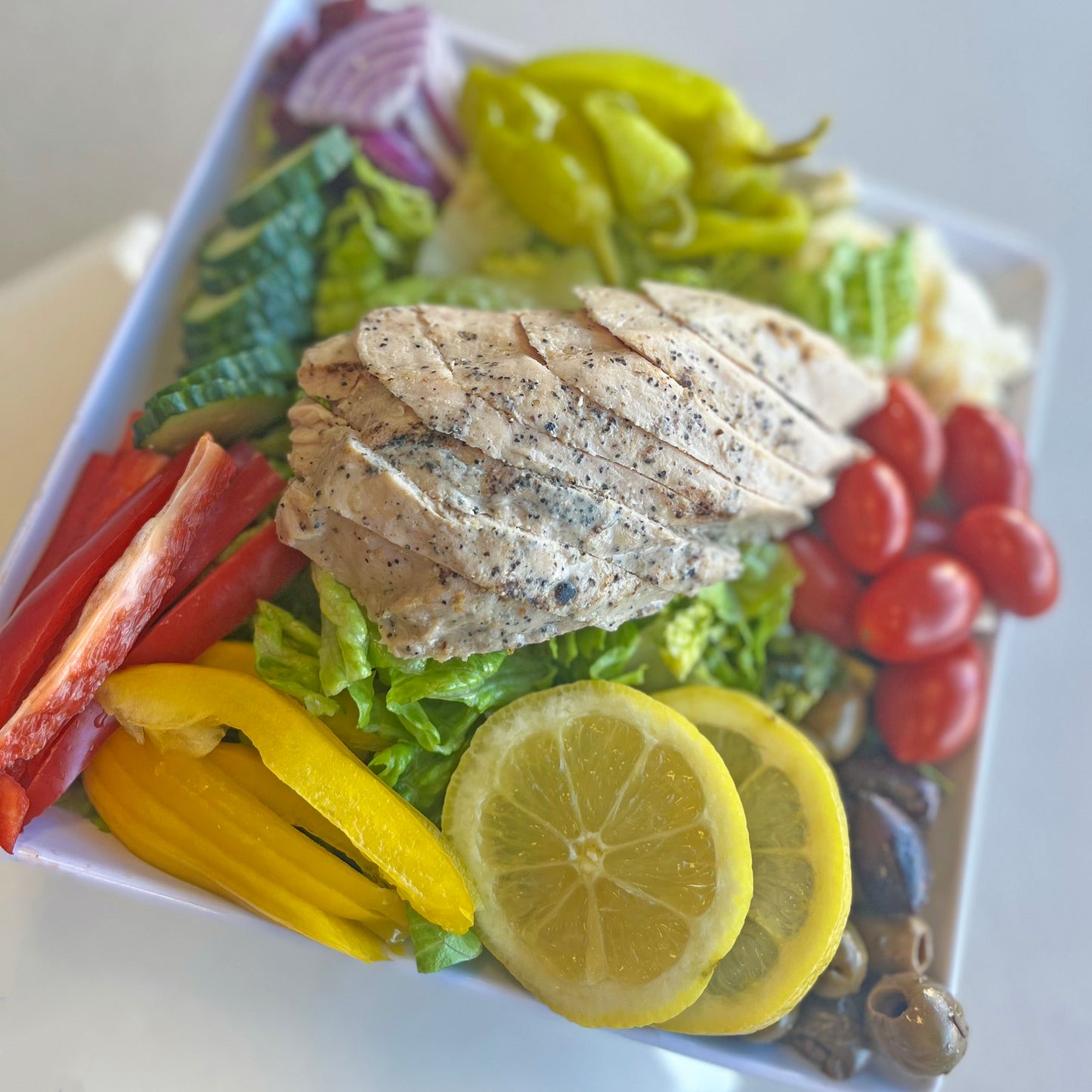 Greek Salad with Grilled Chicken Belgrade MT
